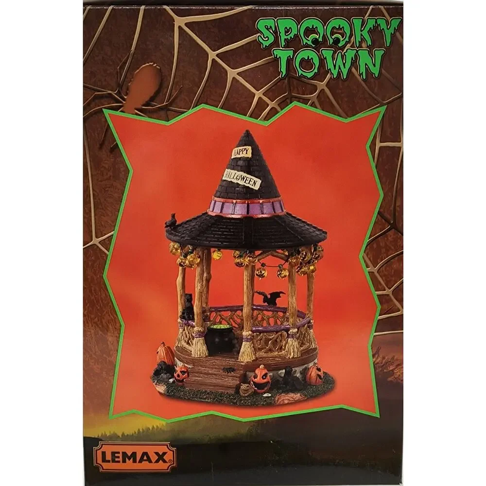 Lemax Spooky Town Witch Gazebo Halloween Village Tabletop Decor NEW 2021 #13553